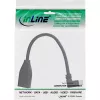InLine Micro USB OTG adaptera kabelis Micro-B vīriešu leņķveida uz USB A sieviešu 0,1 m