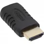 HDMI adapteris InLine 17691G HDMI vīrišķais / Mini HDMI sievišķā zeltīts
