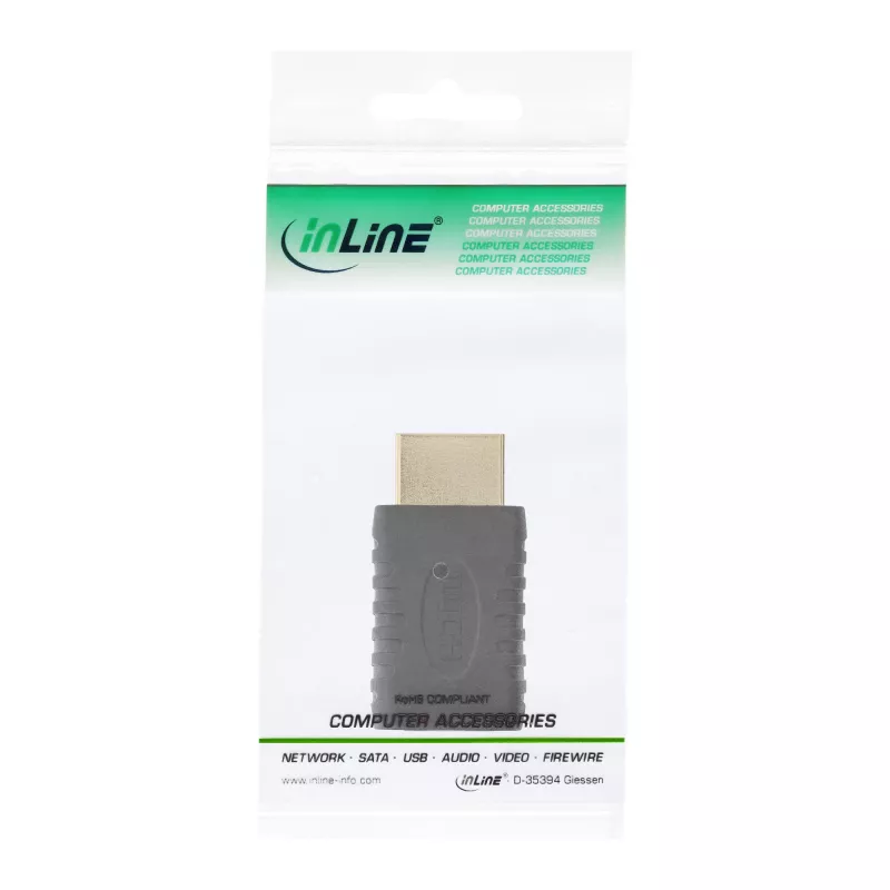HDMI adapteris InLine 17691G HDMI vīrišķais / Mini HDMI sievišķā zeltīts