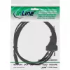 InLine strāvas kabelis, Euro vīrišķais / Euro8 vīrišķais, melns, 1m