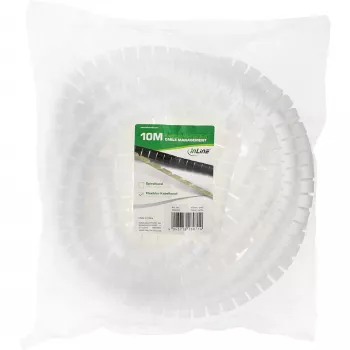 InLine elastīgs kabeļu kanāls 10 m, balts, 15 mm