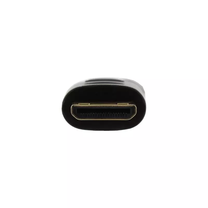 InLine High Speed HDMI kabelis ar Ethernet, AM/CM, īpaši plāns, melns/zelts, 0.5m