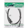 InLine Japāna uz Euro8 IEC-C7 strāvas kabelis, melns, 1,8 m