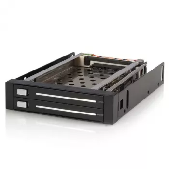 StarTech.com 2 diskdziņu 2,5 collu bezpaplātes Hot Swap SATA mobilais plaukts aizmugures panelis