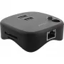 InLine USB 3.0 multiadapters, 2xUSB-A, RJ45, SD/MicroSD karšu lasītājs, melns