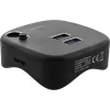 InLine USB 3.0 multiadapters, 2xUSB-A, RJ45, SD/MicroSD karšu lasītājs, melns