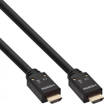 InLine HDMI aktīvais kabelis, HDMI-High Speed ar Ethernet, vīr./vīr., 15 m