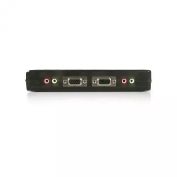 StarTech.com 4 portu melns USB KVM slēdža komplekts ar kabeļiem un audio