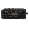 StarTech.com 2 portu melns USB KVM slēdža komplekts ar audio un kabeļiem