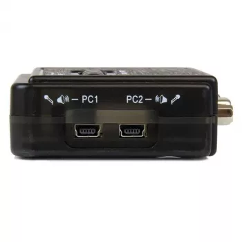 StarTech.com 2 portu melns USB KVM slēdža komplekts ar audio un kabeļiem