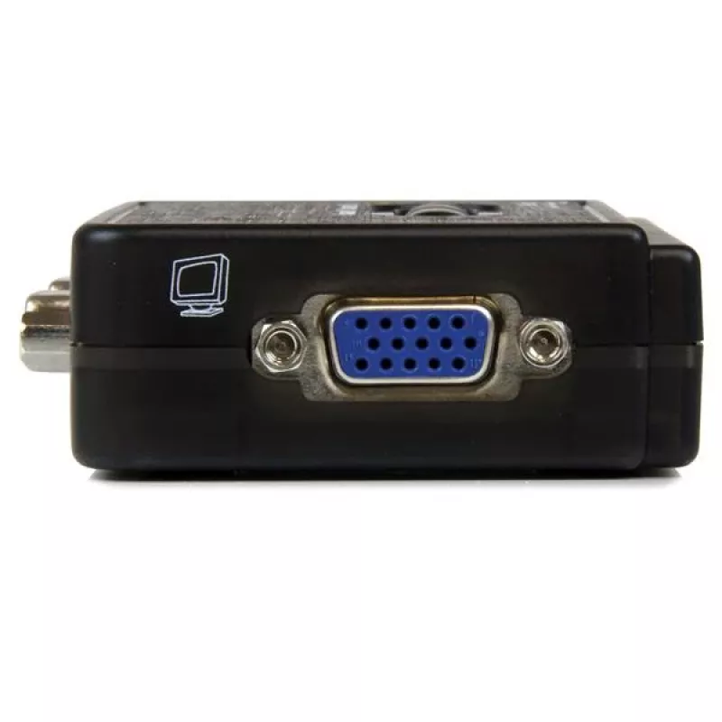 StarTech.com 2 portu melns USB KVM slēdža komplekts ar audio un kabeļiem