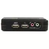 StarTech.com 2 portu melns USB KVM slēdža komplekts ar audio un kabeļiem