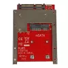StarTech.com mSATA SSD uz 2,5 collu SATA adaptera pārveidotājs, SATA, mSATA, melna, sarkana, sudraba, CE, FCC, 6 Gbit/s, -40 - 85 °C