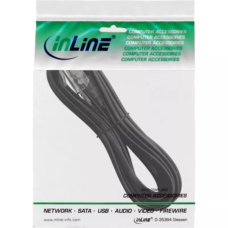 InLine ISDN kabelis RJ45 vīrišķais / vīrišķais 8P4C 3m