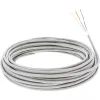 InLine telefona instalācijas kabelis 4 vadu masīvs 2x2x0,6mm ekranēts 100m