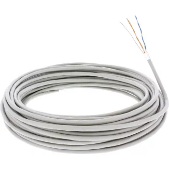 InLine telefona instalācijas kabelis 4 vadu masīvs 2x2x0,6mm ekranēts 100m