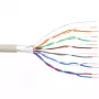InLine telefona kabelis, 12 vadu, masīva instalācija, 6x2x0,6mm, ekranēts, 25m