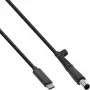 InLine USB-C uz HP piezīmjdatoru (apaļš/liels) uzlādes kabelis, 2 m