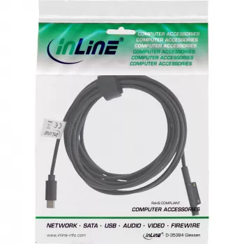 InLine USB-C uz Surface uzlādes kabelis, 2m