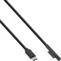 InLine USB-C uz Surface uzlādes kabelis, 1 m