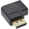 InLine DisplayPort Adaptor DisplayPort male female left leņķveida 17199L