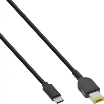 InLine USB-C uz Lenovo klēpjdatoru (taisnstūra) lādēšanas kabelis, 2m