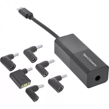 InLine klēpjdatora barošanas bloks 26679 USB-C 7-in-1 uzlādes komplekts