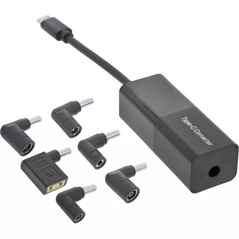 InLine klēpjdatora barošanas bloks 26679 USB-C 7-in-1 uzlādes komplekts