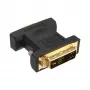 InLine DVI-A adapteris DVI 12+5 vīrišķais uz VGA 15HD sievišķo, apzeltīti kontakti