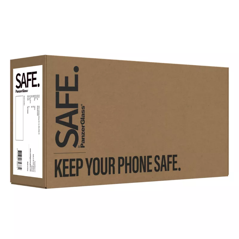 Rūdītā stikla ekrāna aizsargs PanzerGlass SAFE Samsung Galaxy A55 5G — īpaši plata piegulšanās, izturīgs pret skrāpējumiem un triecieniem, 50 gab.
