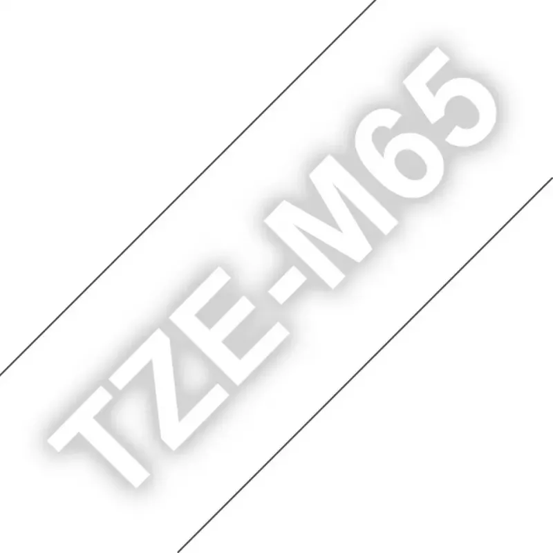 Brother TZE-M65 uzlīmju lente Caurspīdīgs