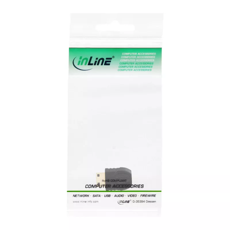 HDMI adapteris C tipa vīrišķais / D tipa sievišķais InLine 17690I