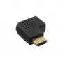 InLine HDMI adapters vīrišķais sievišķais sāniski leņķveida pa labi zeltīti kontakti 17600T