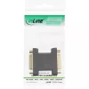 InLine DVI-I adapteris digitālais + analogais 24+5 kontaktu spraudnis / kontaktligzda, melns, apzeltīti kontakti