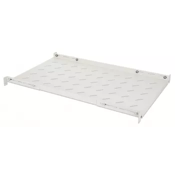 Intellinet 19 collu fiksēts plaukts (regulējams), 1U, 750 mm plaukta dziļums, 750 līdz 950 mm regulējams sliežu dziļums, maks. 20 kg, pelēks, mūža garantija