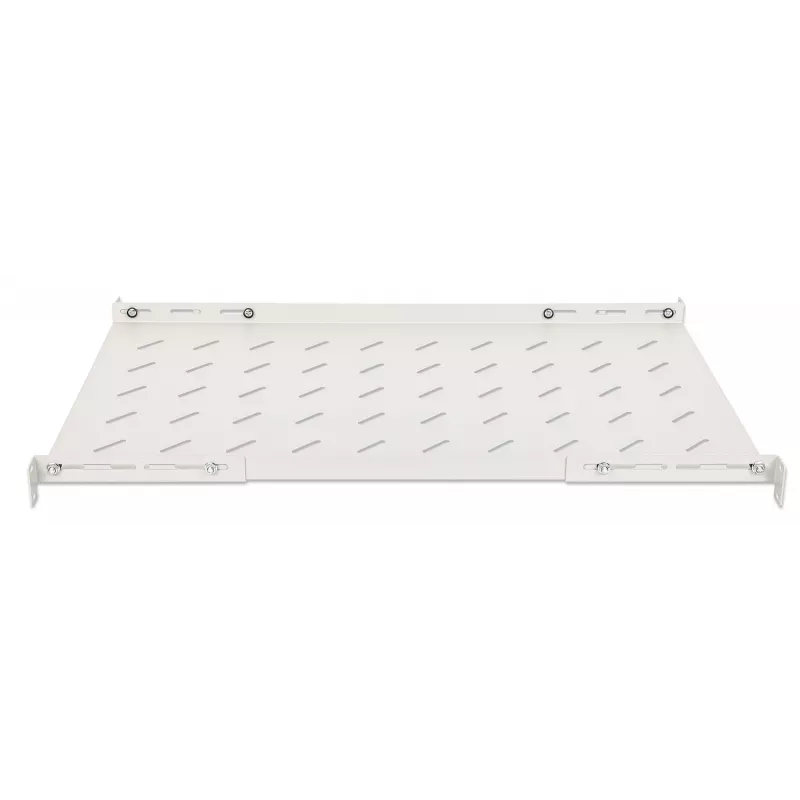 Intellinet 19 collu fiksēts plaukts (regulējams), 1U, 750 mm plaukta dziļums, 750 līdz 950 mm regulējams sliežu dziļums, maks. 20 kg, pelēks, mūža garantija