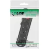 InLine kontaktligzdu bloks, 4-vietīgs, 2x CEE7/3 + 2x Euro CEE 7/16, melns, 1,5m