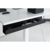 Kabeļu pārvaldības sistēma zem galda InLine 23190B, tērauds, melna, 114×600×76 mm