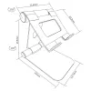 Tablet Holder InLine 55728 Aluminium Universal up to 13 inch