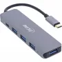 USB Hub InLine USB 3.2 USB-C Multi Hub 4x USB-A 5Gb/s + USB-C (Data/PD 87W)
