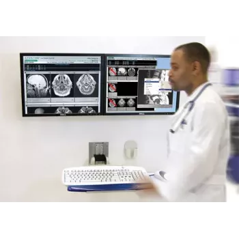 Sienas statīvs Ergotron Neo-Flex diviem monitoriem 61 cm (24 collas) sudraba krāsā