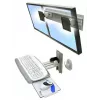 Sienas statīvs Ergotron Neo-Flex diviem monitoriem 61 cm (24 collas) sudraba krāsā