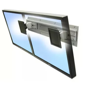 Sienas statīvs Ergotron Neo-Flex diviem monitoriem 61 cm (24 collas) sudraba krāsā