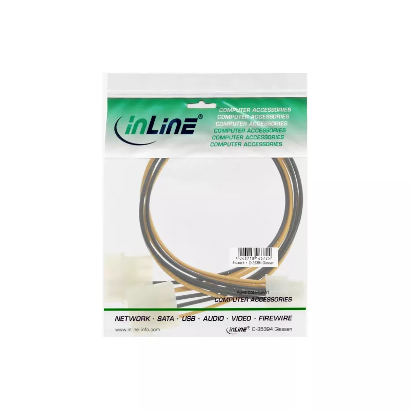 InLine strāvas adaptera kabelis 2x 5,25 collu / 6 kontaktu PCI-E MF17784