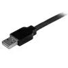 StarTech.com 50 pēdas (15 m) aktīvs USB 2.0 A–B kabelis, garš USB printera kabelis, 1x USB-A (vīr.), 1x USB-B (vīr.) – melns