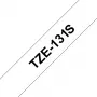 Brother TZE131S līmēšanas lente Melns uz caurspīdīga TZe
