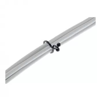 Saišķu saites InLine 26–30 mm melnas, 10 gab. — kabeļu/vadu organizētājs, 30 mm garums