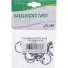 Saišķu saites InLine 26–30 mm melnas, 10 gab. — kabeļu/vadu organizētājs, 30 mm garums