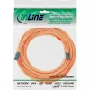InLine komutācijas kabelis S/FTP PiMF Cat.6A bez halogēna 500MHz oranžs 10m