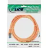 InLine ielāpu vads S/FTP PiMF Cat.6A bez halogena 500MHz oranžs 1m